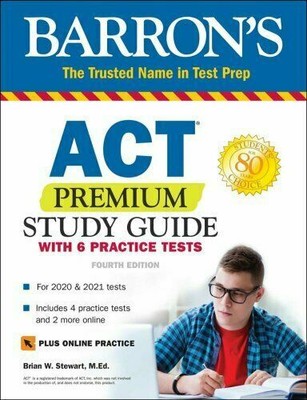 ACT Premium Study Guide with 6 Practice Tests #10653