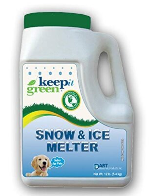 KEEP IT GREEN Pet Safe Ice Melt - 12 Pound Jug - Nontoxic Child Friendly Snow...