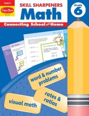 Skill Sharpeners: Math, Grade 6 - Paperback - VERY GOOD