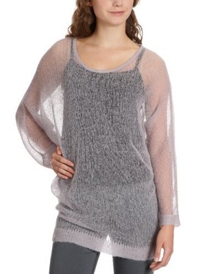 Designers Remix Damen Pullover Strickpullover Sweatshirt, Violett, Gr. 40
