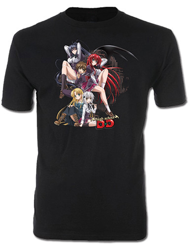 **Легально** Аутентичная аниме-футболка группы DxD Issei Rias Akeno из старшей школы #25316