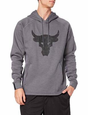 Under Armour Mens PROJECT ROCK Hoodie Sweatshirt Pitch Gray