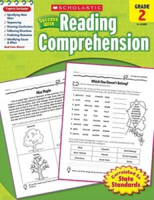 Scholastic Success with Reading Comprehension, Grade 2 - Paperback - VERY GOOD