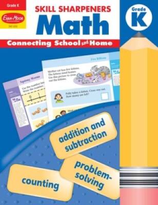 Skill Sharpeners: Math, Grade K - Paperback - VERY GOOD