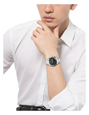 Pre-owned Citizen Attesa At6050-54e Eco-drive Titanium Watch Made In Japan Titanium Silver