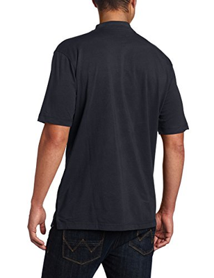 RIGGS WORKWEAR by Wrangler Men's Short Sleeve Henley,Navy,2X-Large