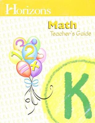 Horizons Math Kindergarten - Paperback By Alan L Christopherson - GOOD
