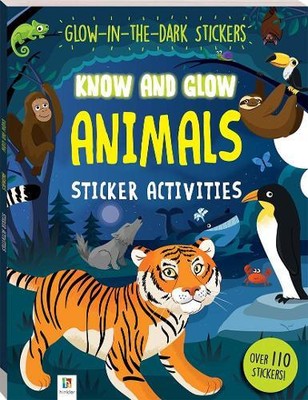Hinkler Pty Ltd Know and Glow: Animals Sticker Activitie (Paperback) (UK IMPORT)