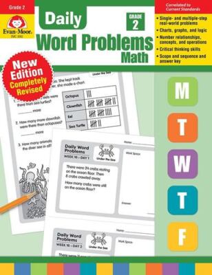 Daily Word Problems, Grade 2 by Evan Moor [Paperback]