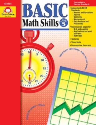Basic Math Skills, Grade 5 - Paperback By Evan Moor - GOOD