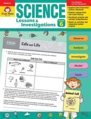 Science Lessons and Investigations, Grade 6 Teacher Resource: Used