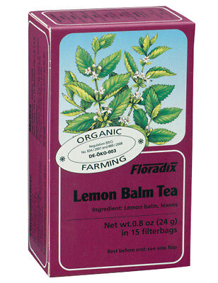 Salus Floradix Lemon Balm (Melissa) Herb Tea (Organic) - 15 Bags
