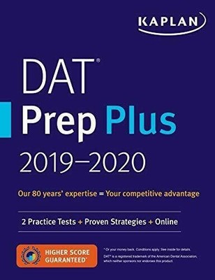 **BRAND NEW** Kaplan Dental Admission Test (DAT) Prep Plus 2019-2020