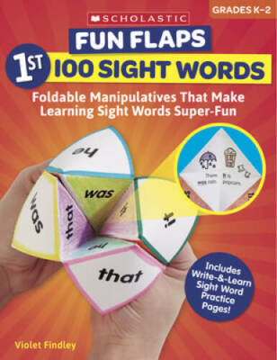 Fun Flaps: 1st 100 Sight Words: Foldable Manipulatives That Make Learning - GOOD