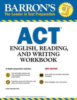 Barrons ACT English, Reading, and Writing Workbook - Paperback - ACCEPTABLE