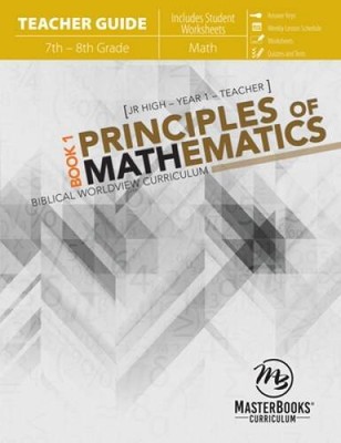Principles of Mathematics Book 1 (Teacher Guide) - Paperback - VERY GOOD