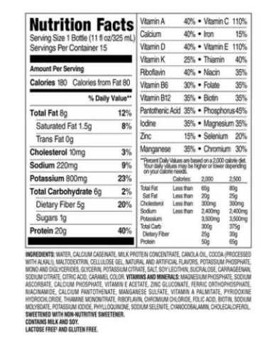 SlimFast Advanced Creamy Chocolate Ready to Drink Shakes 11 fl oz 15 pk Meal