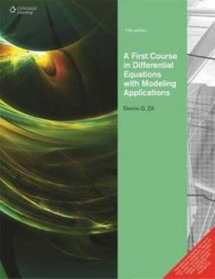 A First Course in Differential Equations with Modeling Applications (Engl - GOOD