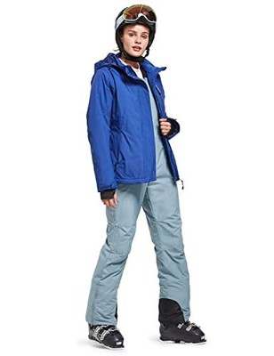 BALEAF BALEAF DAMEN SKIHOSE WASSERDICHT WANDERHOSE SOFTSHELLHOSE WINTER WARM GEFÜTTE...