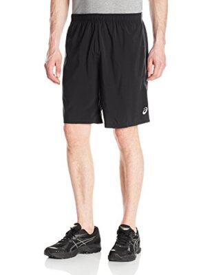 ASICS Hombres Shosha Run Y Jugar Atlético Ropa Deportiva Corto ,Negro, Pequeño