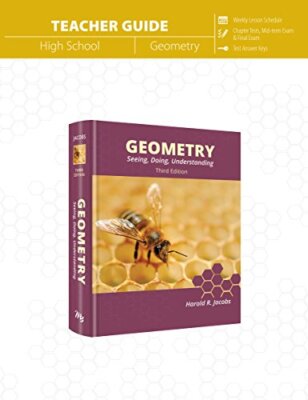 GEOMETRY (TEACHER GUIDE) By Harold Jacobs *Excellent Condition*