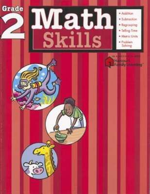 Math Skills: Grade 2 (Flash Kids Harcourt Family Learning) by Flash Kids: New