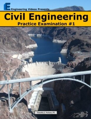 Civil Engineering Practice Examination #1, Nelson 9780615646220 Free Shipping-,