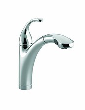 KOHLER Forte Single Control Pull-out Kitchen Sink Faucet ...