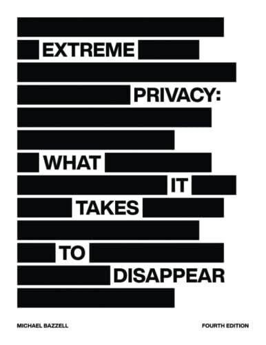 Extreme Privacy What It Takes to Disappear BRAND NEW BOOK