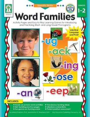 WORD FAMILIES, GRADES 1 - 2: PRACTICE AND PLAY WITH SOUNDS By Graham NEW