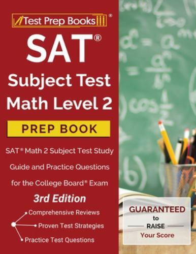 SAT Subject Test Math Level 2 Prep Book : SAT Math 2 Subject Test Study ...