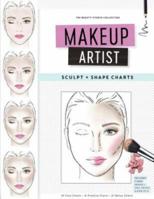 Makeup Artist Sculpt and Shape Charts, Paperback by Reyna, Gina M., Brand New...