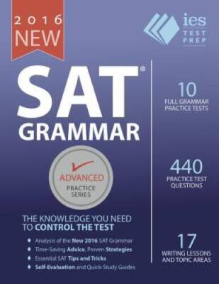 New SAT Grammar Workbook (Advanced Practice Series) 3rd ed (Volume 8) - GOOD