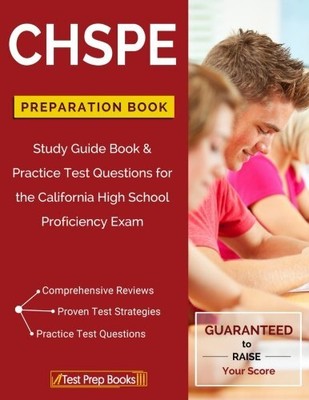 CHSPE PREPARATION BOOK: STUDY GUIDE BOOK & PRACTICE TEST **Mint Condition**