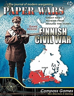 Compass Games Paper Wars, выпуск №84, с настольной игрой о гражданской войне в Финляндии [1918]