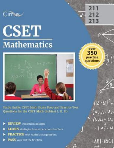 CSET Mathematics Study Guide : CSET Math Exam Prep and Practice Test ...