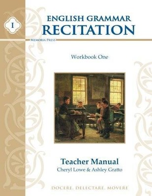 English Grammar Recitation, Workbook One, Teacher Manual - Paperback - VERY GOOD