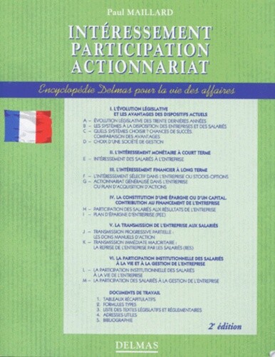Interessement, Participation, Actionnariat, Paul Maillard