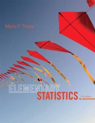 Elementary Statistics (12th Edition) - Hardcover By Triola, Mario F - GOOD