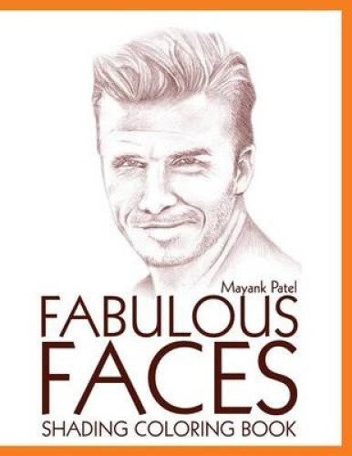 Fabulous Faces, Shading & Coloring Book By Mayank Patel Neuf