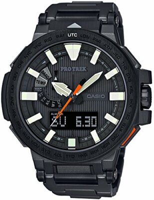 Pre-owned Casio Wristwatch Protrek Manaslu Radio 6 Solar Radio Prx-8000yt-1jf