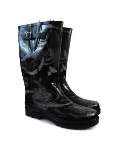 Women's Floral Rubber Heels