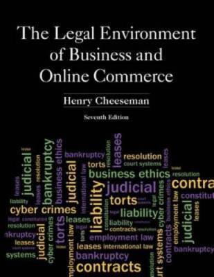 The Legal Environment of Business and Online Commerce (7th Edition) - GOOD