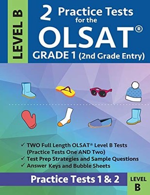 			2 Practice Tests for the OLSAT Grade 1 (2nd Gra. Team<|		