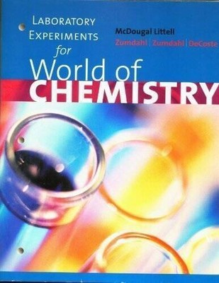 Laboratory Experiments for: World of Chemistry - Paperback - VERY GOOD
