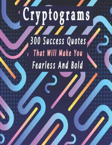Cryptograms : 300 Cryptograms Puzzle Books for Adults Large Print ...