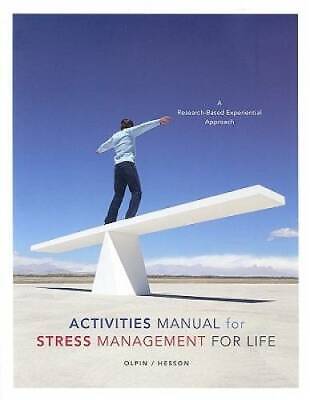 Activities Manual for Olpin/Hesson's Stress Management for 