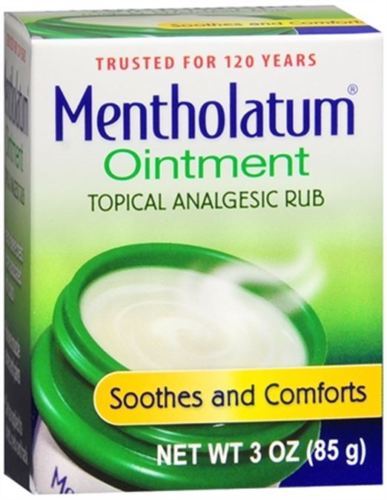 Gel Mentholatum over-the-counter alivio del dolor y fiebre medicamentos