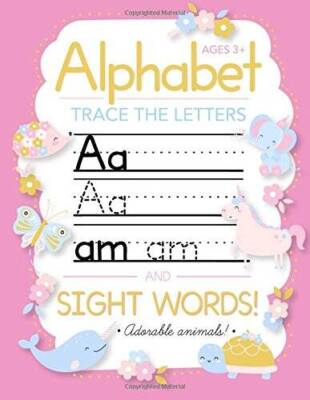 Trace Letters Of The Alphabet and Sight Words: Preschool Practice Handwri - GOOD