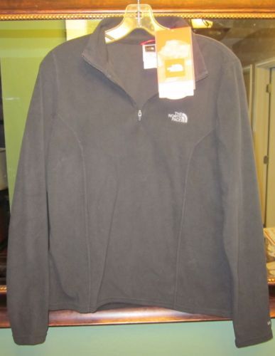 W) The North Face Swift Velour Half Zip Black | eBay